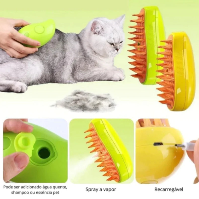 Escova Mimers Pet spray 3 em 1 | Para todos os tipos de animais